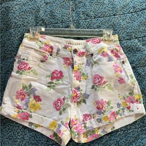 Pacsun Bullhead Women's Floral White Shorts